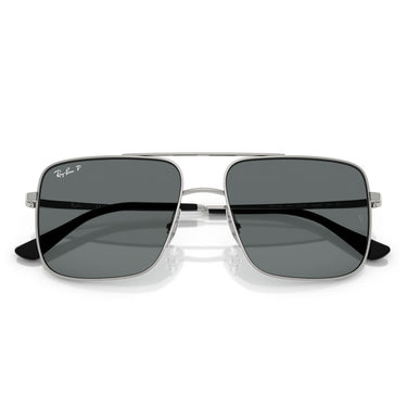 Ray-Ban Occhiali da Sole RB3758 003/81 Ari Argento/Grigio Unisex Polarizzati