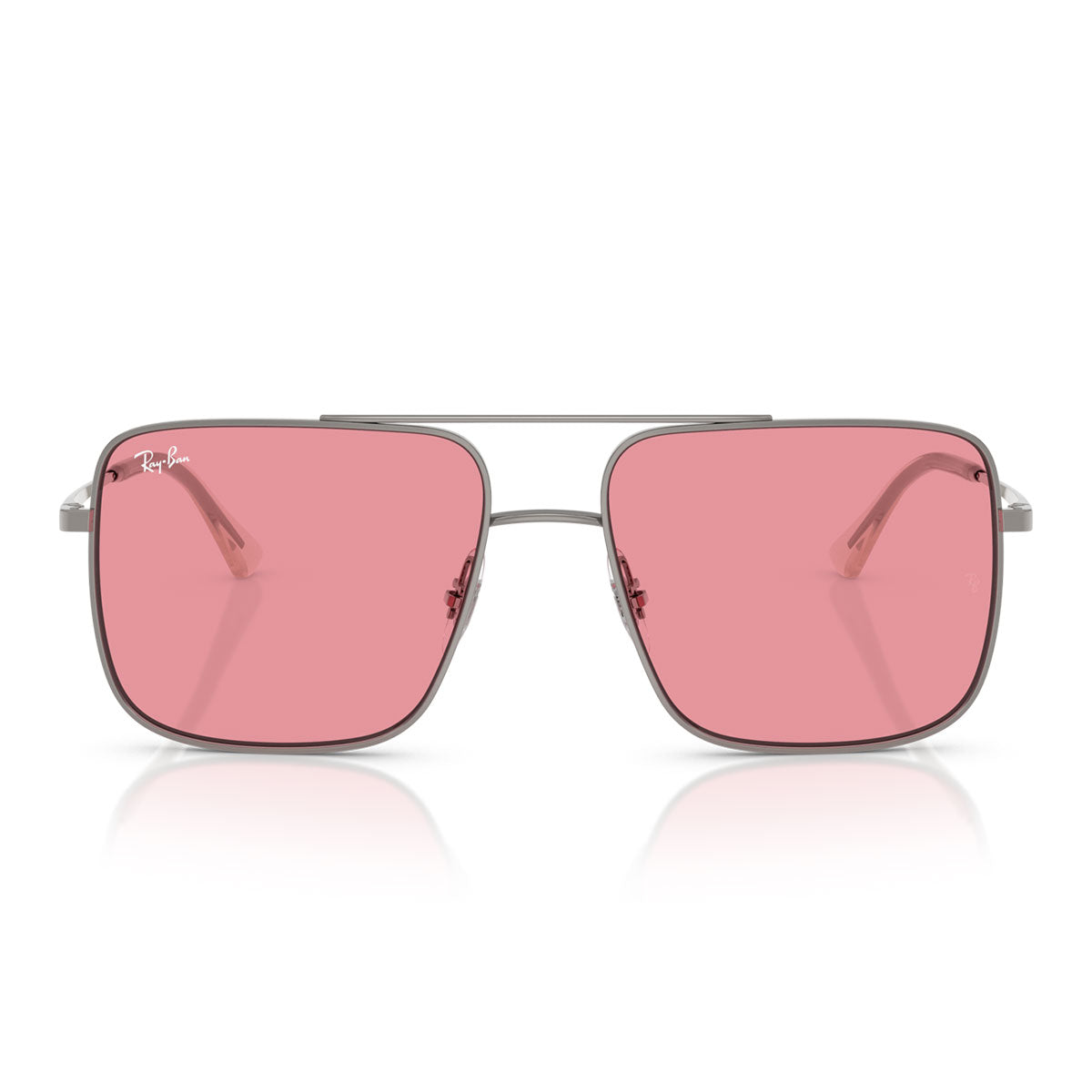 Ray-Ban Occhiali da Sole RB3758 004/84 Ari Argento/Rosa Unisex – Ottica ...