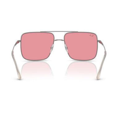 Ray-Ban Occhiali da Sole RB3758 004/84 Ari Argento/Rosa Unisex