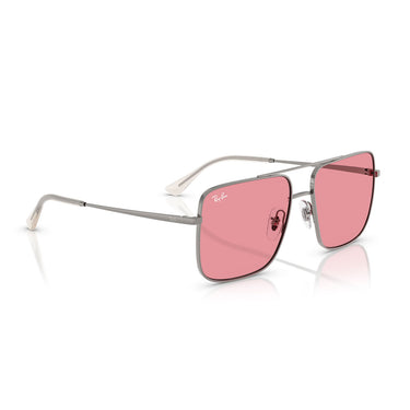 Ray-Ban Occhiali da Sole RB3758 004/84 Ari Argento/Rosa Unisex