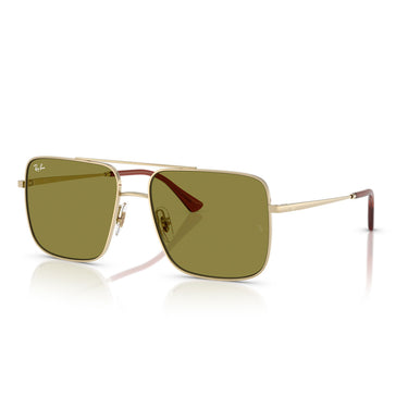 Ray-Ban Occhiali da Sole RB3758 9213/2 Ari Oro/Verde Unisex 2
