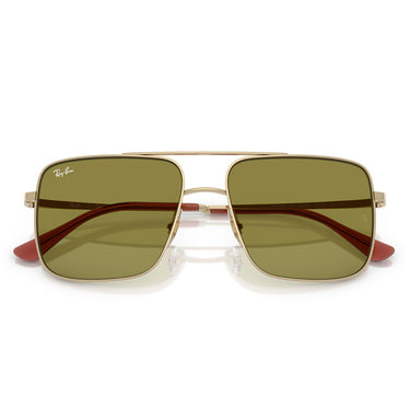 Ray-Ban Occhiali da Sole RB3758 9213/2 Ari Oro/Verde Unisex 6