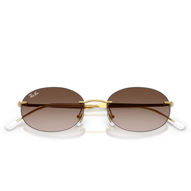 Ray-Ban Sonnenbrille RB3767 001/13 Oro Arista/Marrone Sfumato Unisex 5