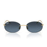 Ray-Ban Sunglasses RB3767 001 4C Gold Arista Blue Gradient Dark Gray Unisex