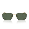 Ray-Ban Gafas de Sol RB3768 001/71 Oro Arista/Verde Oscuro Unisex