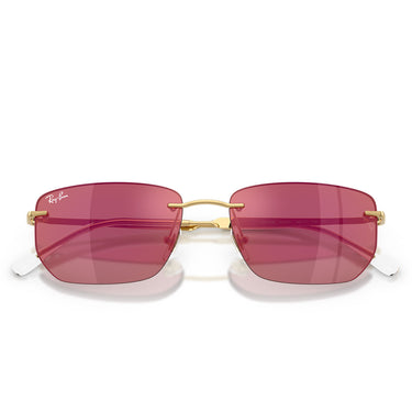 Ray-Ban Sonnenbrille RB3768 001/D0 Oro Arista/Viola Scuro Rosso Specchiato Unisex 6