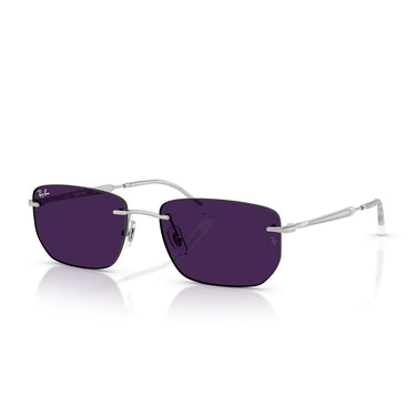 Ray-Ban Occhiali da Sole RB3768 003 MH Argento Ametista Unisex Fotocromatici 4