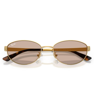 Ray-Ban Occhiali da Sole RB3774D 001 3 Oro Arista Marrone Chiaro Unisex  5