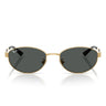Ray-Ban Okulary Przeciwsłoneczne RB3774D 001/9A Złoto Arista/Ciemna Zieleń Unisex Polaryzowane