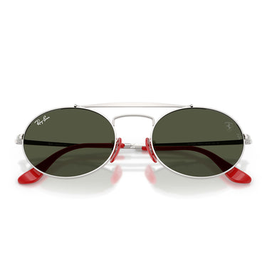 Ray-Ban Sonnenbrille RB3775M F00731 Ferrari Silber/Grün Unisex 6