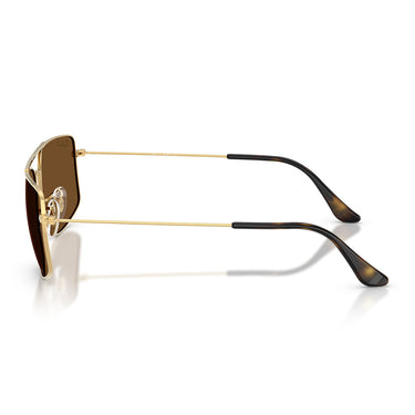 Ray-Ban Occhiali da Sole RB3779 001/57 Explorer 3 Oro Arista/Marrone Unisex Polarizzati 2