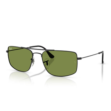 Ray-Ban Occhiali da Sole RB3779 002/4E Explorer 3 Nero/Verde Unisex 1