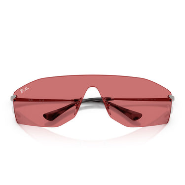 Ray-Ban Occhiali da Sole RB3781 004 75 Alix Gunmetal Rosso Hiper Unisex 5