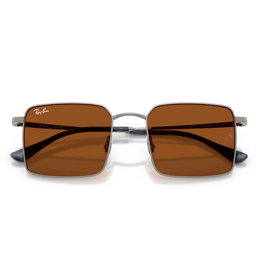 Ray-Ban Occhiali da Sole RB3782 004 73 Idan Gunmetal Marrone Scuro Unisex 5