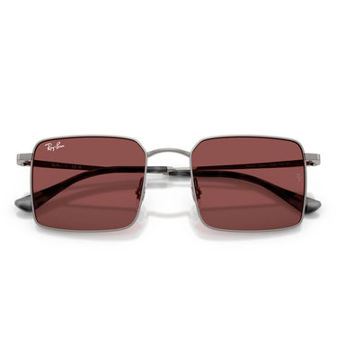 Ray-Ban Occhiali da Sole RB3782 004 75 Idan Gunmetal Violetto Scuro Unisex 5