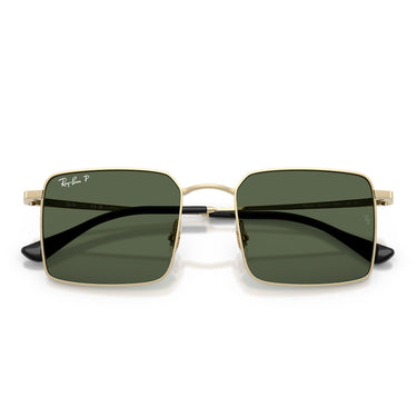 Ray-Ban Occhiali da Sole RB3782 92139A Idan Oro Pallido Verde Scuro Unisex Polarizzati 5