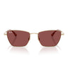 Ray-Ban Occhiali da Sole RB3783 921375 Drea Oro Pallido Violetto Scuro Unisex  
