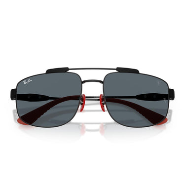 Ray-Ban Occhiali da Sole RB3789M F139R5 x Scuderia Ferrari Nero/Blu Unisex 5