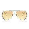 Ray-Ban Occhiali da Sole RB3791 004 2Q Gunmetal Giallo Sfumato Unisex 