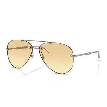 Ray-Ban Occhiali da Sole RB3791 004 2Q Gunmetal Giallo Sfumato Unisex 