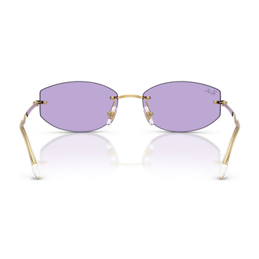 Ray-Ban Occhiali da Sole RB3792 001 1A Oro Arista Viola Unisex 4