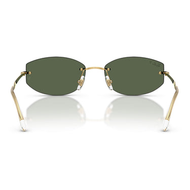 Ray-Ban Occhiali da Sole RB3792 001 9A Oro Arista Verde Scuro Unisex Polarizzati  4