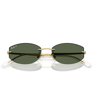 Ray-Ban Occhiali da Sole RB3792 001 9A Oro Arista Verde Scuro Unisex Polarizzati  5