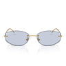 Ray-Ban Occhiali da Sole RB3792 001 MF Oro Arista Zaffiro Unisex Fotocromatici