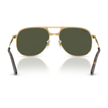 Ray-Ban Occhiali da Sole RB3793 001 31 Bill Max Oro Arista Verde Unisex 4