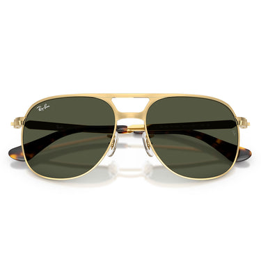 Ray-Ban Occhiali da Sole RB3793 001 31 Bill Max Oro Arista Verde Unisex 5