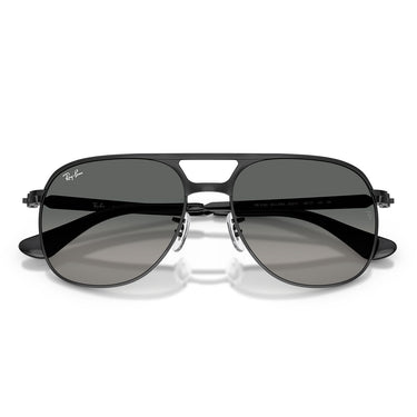 Ray-Ban Occhiali da Sole RB3793 002 71 Bill Max Nero Grigio Chiaro Sfumato Unisex 5