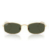 Ray-Ban Sunglasses RB3832 001/31 Gold Arista/Green Unisex
