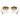 Ray-Ban Occhiali da Sole RB3832 001 51 Oro Arista Marrone Sfumato Unisex 3