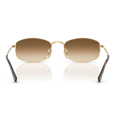 Ray-Ban Sonnenbrille RB3832 001 51 Oro Arista Marrone Sfumato Unisex 3