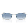 Ray-Ban Sunglasses RB3832 003/3F Silver/Blue Gradient Unisex