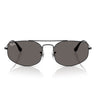 Ray-Ban Lunettes de Soleil RB3845 002/B1 Explorer 5 Noir/Gris Foncé Unisexe