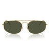 Ray-Ban Okulary Przeciwsłoneczne RB3845 919631 Explorer 5 Złoto/Zielony G-15 Unisex