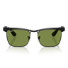 Ray-Ban Occhiali da Sole RB3875 006/4E Wayfarer Deluxe Nero/Verde Unisex