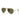Ray-Ban Occhiali da Sole RB3925 001 58 Aviator Max Oro Arista Verde Unisex Polarizzati 2