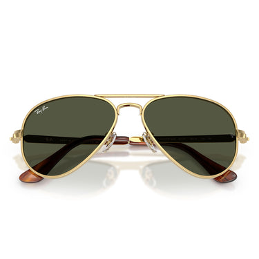 Ray-Ban Occhiali da Sole RB3925 001/31 Aviator Max Oro Arista/Verde Unisex 6