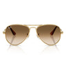 Ray-Ban Lunettes de Soleil RB3925 001/51 Aviator Max Or Arista/Marron Dégradé Transparent Unisexe