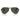 Ray-Ban Occhiali da Sole RB3925 002/31 Aviator Max Nero/Verde Unisex