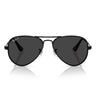 Ray-Ban Occhiali da Sole RB3925 002/48 Aviator Max Nero/Nero Unisex Polarizzati