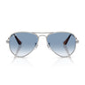 Ray-Ban Sunglasses RB3925 003 3F Aviator Max Silver Transparent Gradient Blue Unisex 3