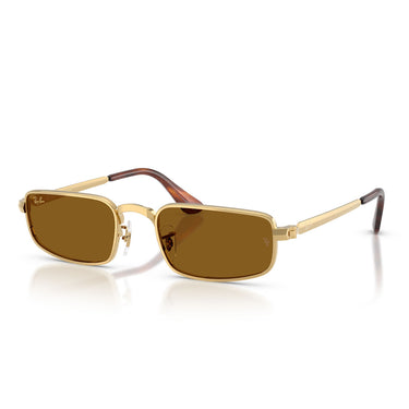 Ray-Ban Occhiali da Sole RB3927 001 33 x ASAP Rocky Oro Arista Marrone Unisex 2