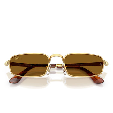 Ray-Ban Occhiali da Sole RB3927 001 33 x ASAP Rocky Oro Arista Marrone Unisex 5