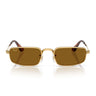 Ray-Ban Occhiali da Sole RB3927 001 33 x ASAP Rocky Oro Arista Marrone Unisex 