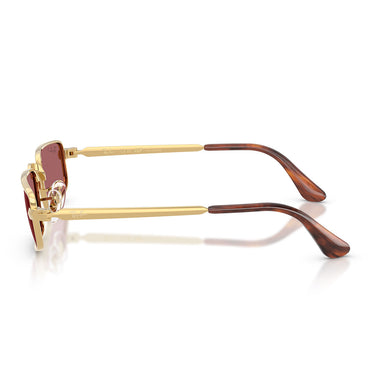 Ray-Ban Occhiali da Sole RB3927 001 AF x ASAP Rocky Oro Arista Viola Unisex Polarizzati  3