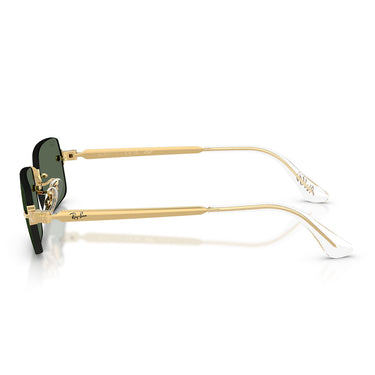 Ray-Ban Occhiali da Sole RB3928 001 71 x ASAP Rocky Oro Arista Verde Scuro Unisex  3