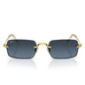 Ray-Ban Occhiali da Sole RB3928 001 S2 x ASAP Rocky Oro Arista Blu Sfumato Unisex 